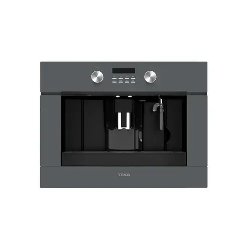 Automat Espresso TEKA CLC855 ST cu Capsule, Rezervor Boabe Inclus, Incorporabil, 3 Functii, 15 Bar (Gri inchis)