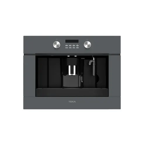 Automat Espresso TEKA CLC855 ST cu Capsule, Rezervor Boabe Inclus, Incorporabil, 3 Functii, 15 Bar (Gri inchis)