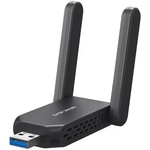 Adaptor Wireless Mercusys MA72XH, AX1800, Dual-Band, Wi-Fi 6, USB 3.0, Negru