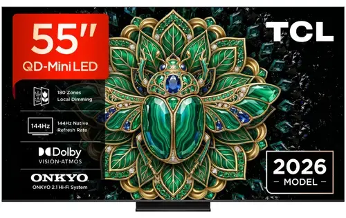 Televizor QD-MiniLED TCL 139 cm (55inch) 55MQLED75L, Ultra HD 4K, Smart TV, WiFi, CI