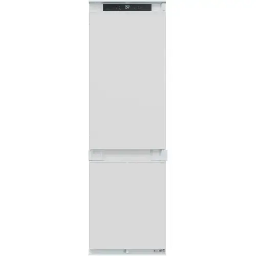 Combina frigorifica incorporabila Candy CNBQT5518E, Total No Frost Circle Fresh, 251 litri, H 178 cm, Clasa E, Humidity Area, SuperCooling & SuperFreezing, mod ECO, mod Holiday (Alb)