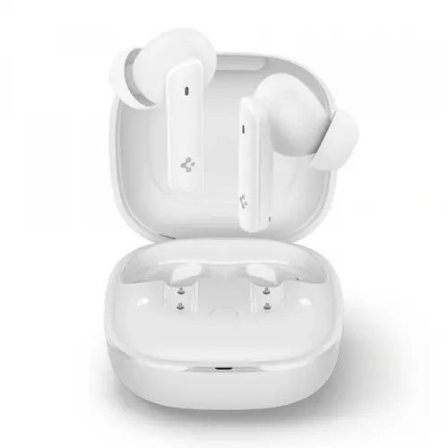 Casti True Wireless Spigen SA2402, Bluetooth, ANC, Alb