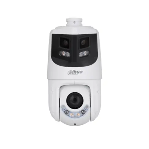 Camera supraveghere exterior IP Speed Dome PTZ Dahua Starlight TiOC SDT4E425-8P-GB-APV1, 8MP + 4MP, 5 - 125mm, IR/lumina alba 100m/50m, 25x, slot card, Smart tracking, panoramic, PoE+