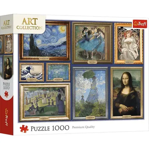 Puzzle Trefl Art Collection O colectie de capodopere de arta, 1000 de piese