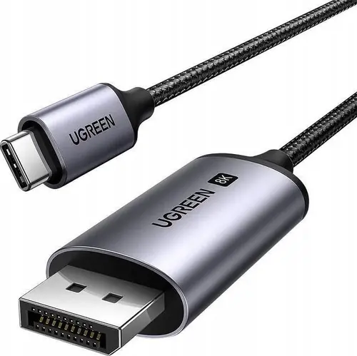 Cablu video Ugreen CM556, USB-C la DisplayPort, 8K, 1m