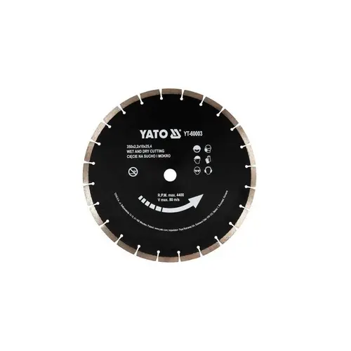 Disc diamant pentru beton Yato YT-60003, 350x25.4MM