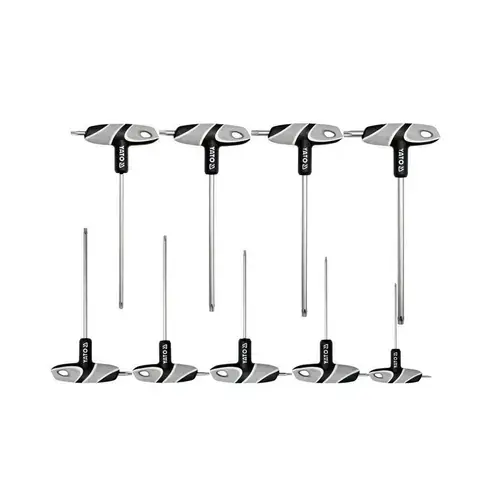 Set torx cu maner tip T, Yato YT-05615, 9 buc, T10-T50