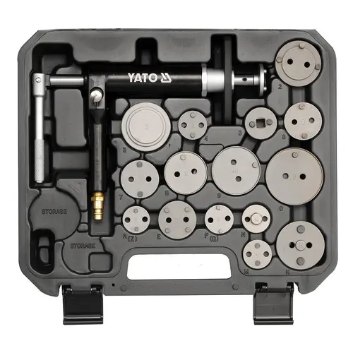 Set 16 piese pentru cilindri de frana, Yato YT-0671, Otel Carbon