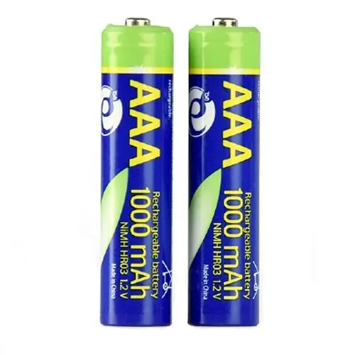 Acumulator Gembird AAA (R3), 1.2V NiMH 1000mAh, 2 buc., EG-BA-AAA10-01