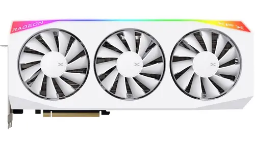 Placa video XFX Mercury AMD Radeon RX 9070 XT OC White Magnetic Air Edition RGB, 16GB, GDDR6, 256-bit
