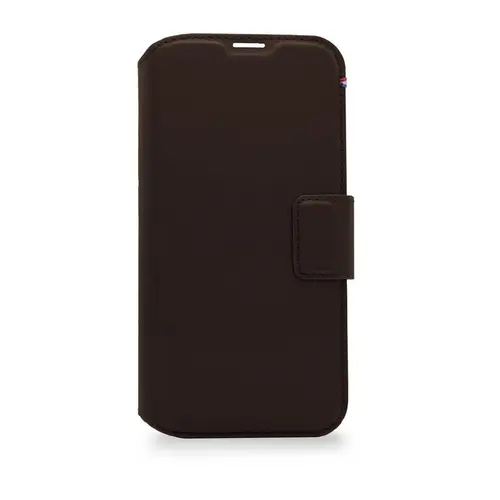 Husa din piele naturala Decoded Detachable Wallet MagSafe compatibila cu iPhone 14 Plus, Maro