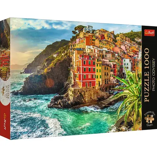 Puzzle Trefl - Orasul Riomaggiore, Premium Plus, 1000 piese