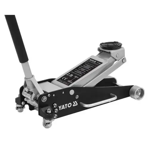 Cric Crocodil Yato YT-17205, 2.5T, Doua Pistoane, Aluminiu