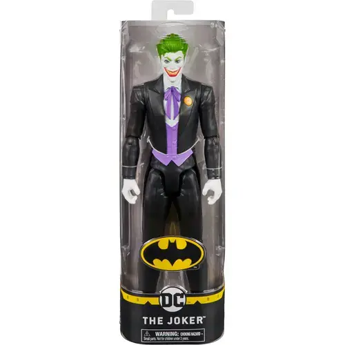 Figurina Joker cu costum negru, 30 cm