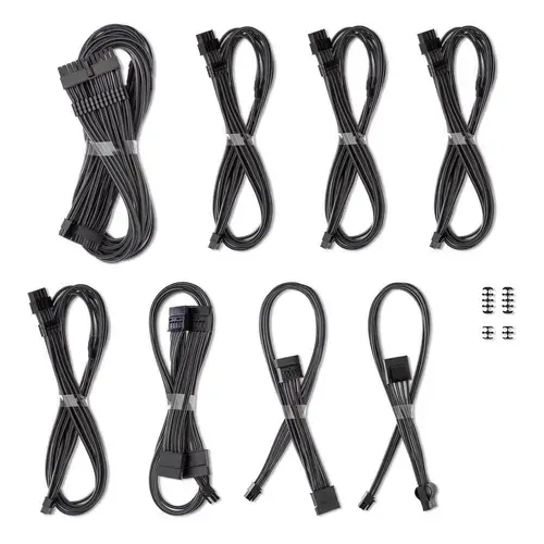 Kit cabluri sursa CableMod C-Series Set pentru Corsair RM, RMi, RMx (Negru)