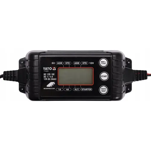 Redresor digital Yato YT-83033, 6/12V, 1/4A, 120Ah