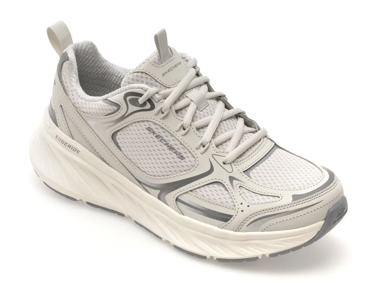 Pantofi sport SKECHERS gri, EDGERIDE, din material textil