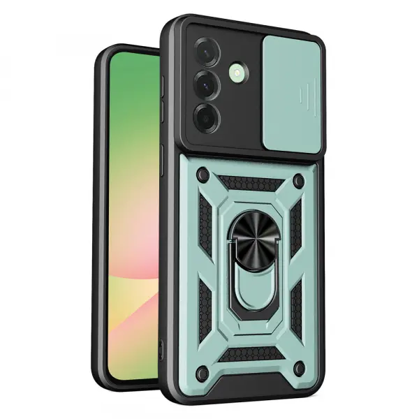 Husa pentru Samsung Galaxy A57 5G, Techsuit, CamShield, Verde