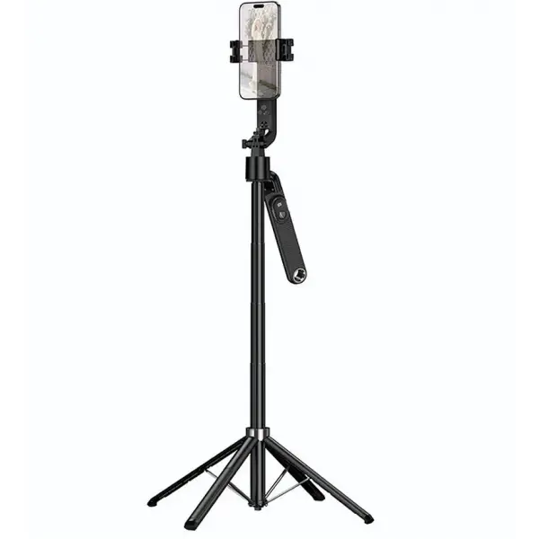 Selfie Stick Bluetooth HOCO K32 Face Tracking, 4.5inch - 7inch, Negru