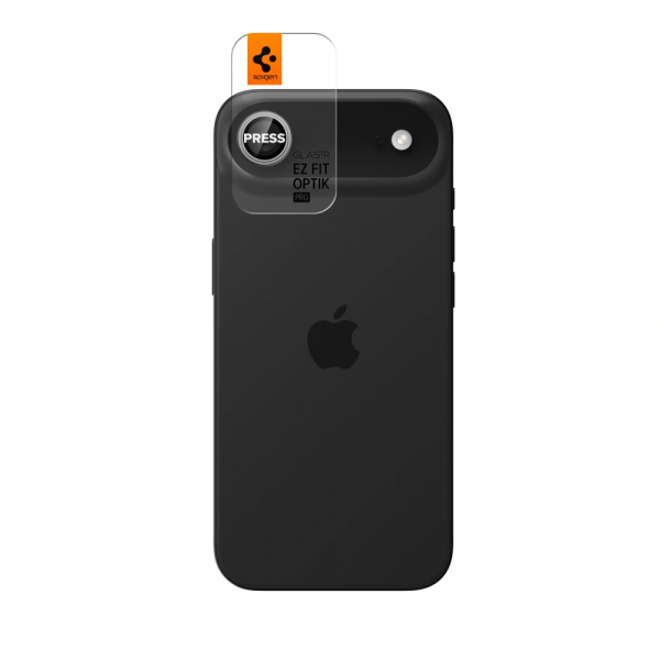 Folie de protectie Camera Spate Spigen GlastR EZ FIT Optik Pro pentru Apple iPhone 17 Air, Sticla Securizata, Argintie  AGL10132