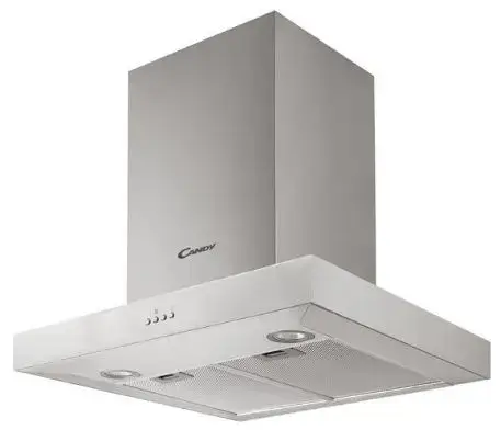 Hota decorativa Candy CMB655X, 1 motor, Capacitate de absortie 571 m3/h (Argintiu)