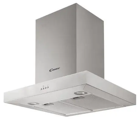 Hota decorativa Candy CMB655X, 1 motor, Capacitate de absortie 571 m3/h (Argintiu)