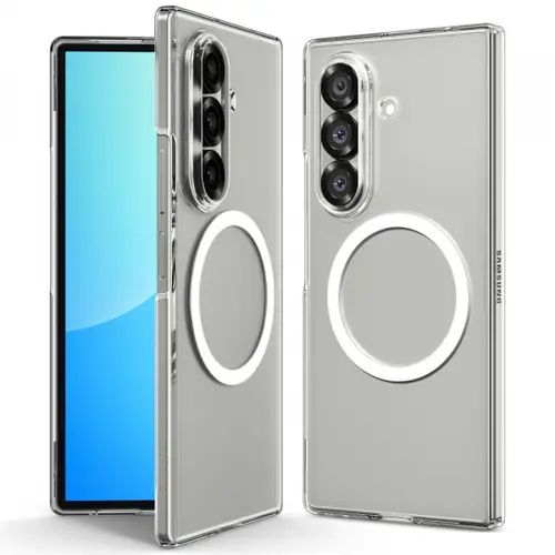 Husa MagSafe pentru Samsung Galaxy Z Fold7 F966, Spigen, Air Skin, Transparenta