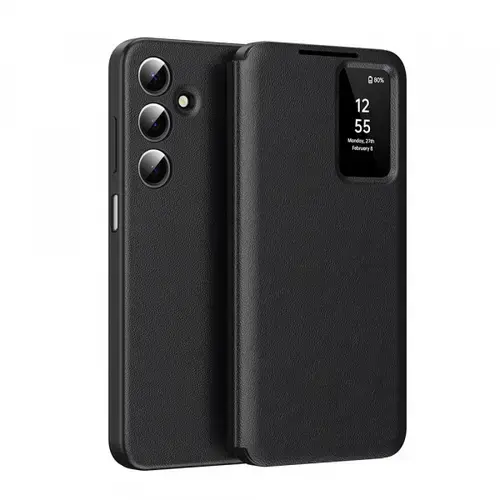 Husa pentru Samsung Galaxy A17 4G / A17 5G / A26 A266, Techsuit, SmartView, Neagra