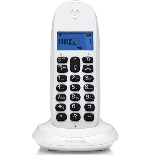 Telefon fix fara fir Motorola C1001CBW+ (Alb)