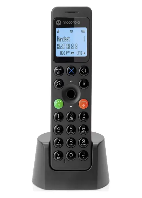 Telefon fara fir Motorola DOT201, Negru