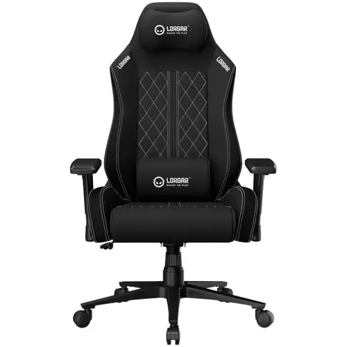 Scaun gaming LORGAR Pro CHA41, reglabil, Negru/Alb
