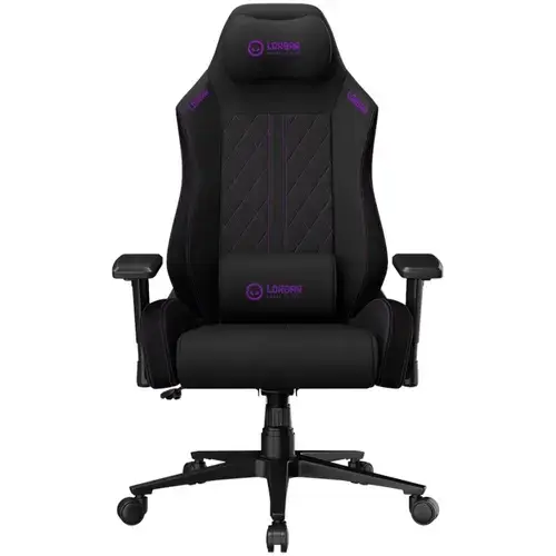 Scaun gaming LORGAR Pro CHA41, reglabil, Negru/Mov