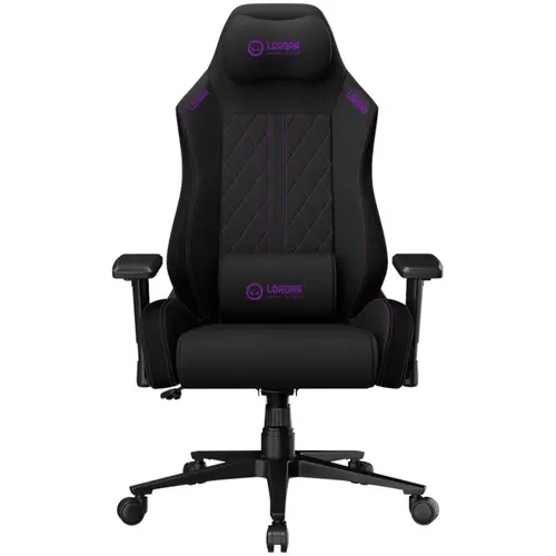 Scaun gaming LORGAR Pro CHA41, reglabil, Negru/Mov