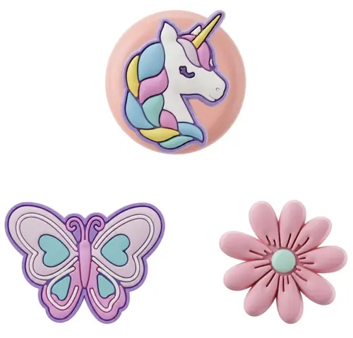 Husa OEM Butterfly pentru Apple AirTag, Set 3 bucati, Multicolor