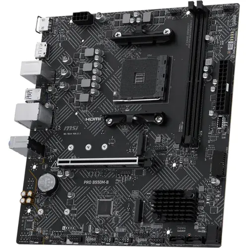 Placa de baza MSI PRO B550M-B, AMD B550, AM4, mATX