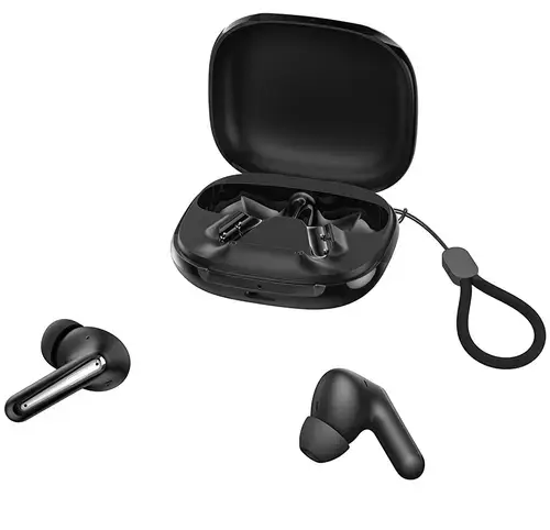 Casti true Wireless XO Design G53, Bluetooth, ANC, Negru