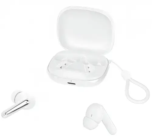 Casti true Wireless XO Design G53, Bluetooth, ANC, Alb
