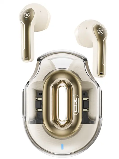 Casti true Wireless XO Design X43, Bluetooth, Bej