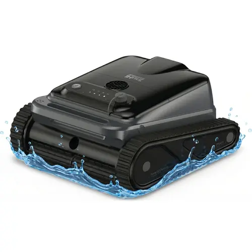 Robot Curatare Piscina iHunt BRO Robo Pool SUPREME, Triple Motor 110W, Turbo Suction, Curata Podeaua si Linia Apei, Escaladeaza Peretii, Baterie Mare 7800mAh, Fara Fir