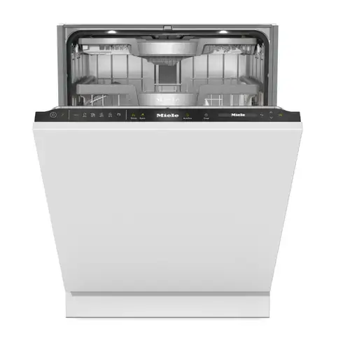 Masina de spalat vase incorporabila Miele G 7795 SCVi K2O XXL, 14 seturi, AutoDos cu PowerDisk, Miele@home, AutoOpen, Clasa A, 60 cm (Negru)