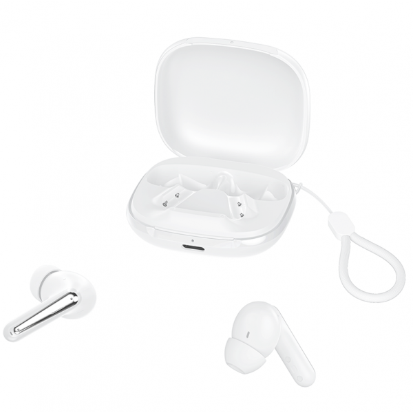 Handsfree Bluetooth XO Design G53, TWS, ANC, Alb