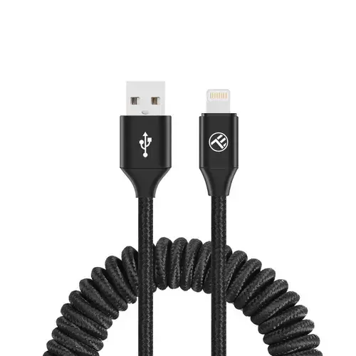 Cablu Tellur incarcare-sincronizare, USB to Lightning, 3A, 1.8m, Negru