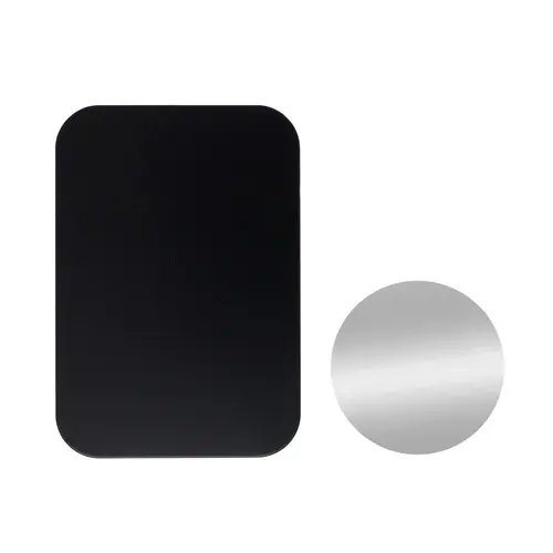 Sticker Metalic OEM pentru suport auto magnetic, Set 2 bucati, Negru