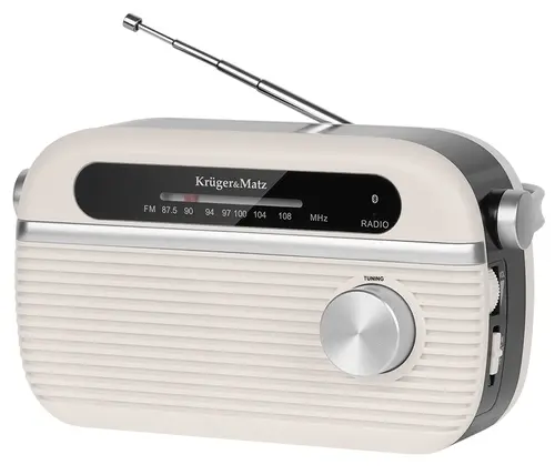 Radio Portabil Kruger&Matz KM0826 (Alb)