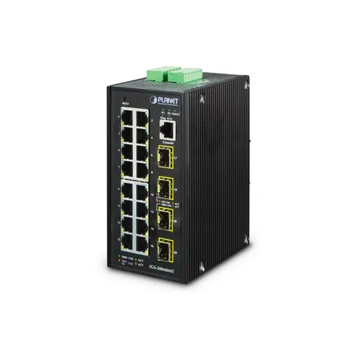 Switch industrial, Planet, Gigabit Ethernet, IGS-20040MT