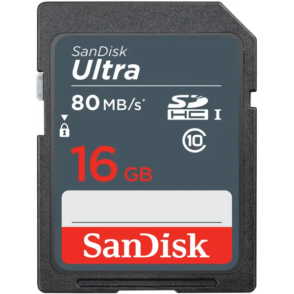 Card Memorie SDHC SanDisk Ultra, 16Gb, Clasa 10 SDSDUNS-016G-GN3IN