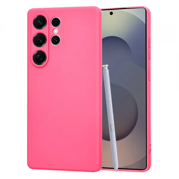 Husa pentru Samsung Galaxy S25 Ultra S938, Techsuit, SoftFlex, Roz Inchis