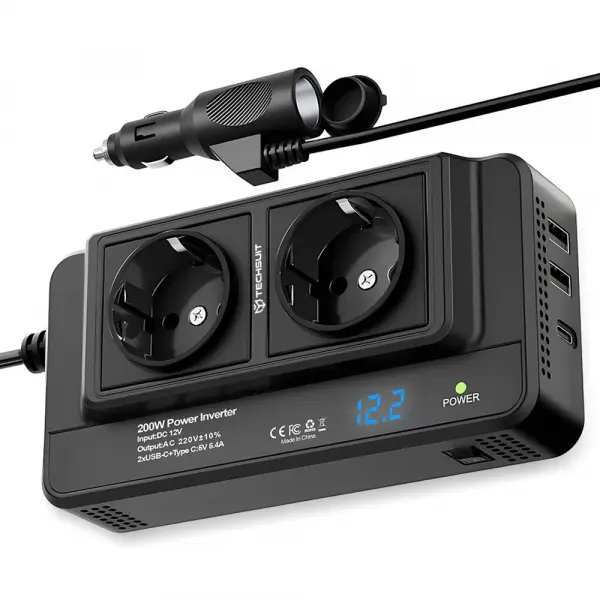 Invertor Electric Auto Techsuit PowerDriveX, 200W