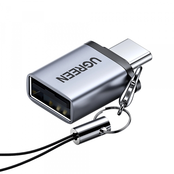 Adaptor OTG USB-C - USB-A UGREEN US270 (50283), Gri