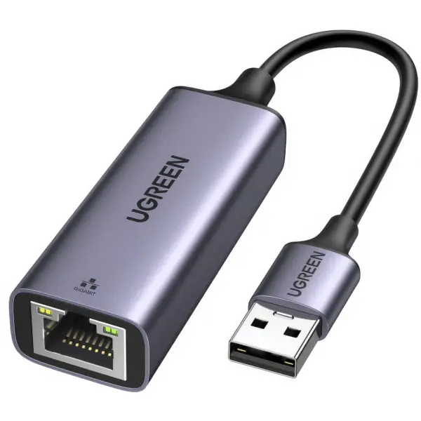 Placa Retea UGREEN CM209, RJ45, USB, Gri